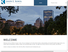 Tablet Screenshot of kortalaw.com